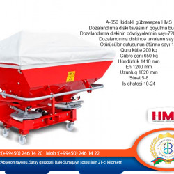 A-650 İkidiskli gübrəsəpən HMS 