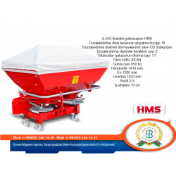 A-650 İkidiskli gübrəsəpən HMS  A-650 İkidiskli gübrəsəpən HMS