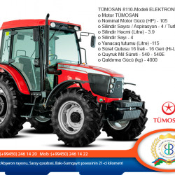 TÜMOSAN 8110-Modeli ELEKTRONİK 